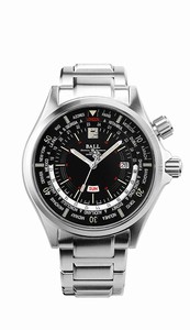 Ball Engineer Master II Automatic Diver Worldtime Stainless Steel Watch# DG2022A-S3A-BK (Men Watch)