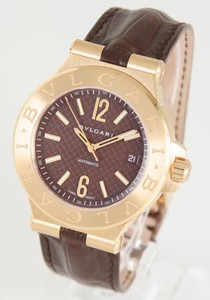 Bvlgari Swiss automatic Dial color Brown Watch # DG40C11GLD (Men Watch)