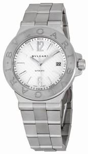 Bvlgari Automatic Dial Color Silver Watch #DG40C6SSD (Men Watch)
