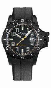Ball Engineer Hydrocarbon Automatic Chronometer Date Black Rubber Watch# DM2176A-P1CAJ-BK (Men Watch)