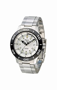 Ball Automatic self wind Dial color White Watch # DM3090A-SJ-WH (Men Watch)