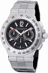 Bvlgari Automatic Chronograph Date Stainless Steel Watch # DP42BSSDCH (Men Watch)