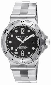 Bvlgari Automatic Dial color Black Watch # DP42BSSDSD (Men Watch)