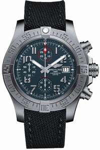 Breitling Avenger Bandit Automatic Chronograph Date Titanium Case Black Fabric Watch# E1338310/M534-109W (Men Watch)