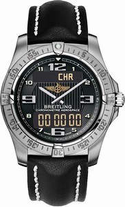 Breitling Swiss quartz Dial color Black Watch # E7936210/B962-435X (Men Watch)
