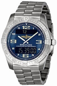 Breitling Quartz Dial color Blue Watch # E7936210/C787 (Men Watch)