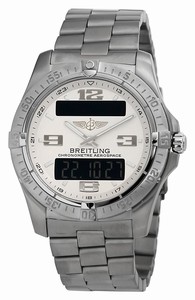 Breitling Quartz Dial Colour silver Watch # E7936210/G682TI (Men Watch)