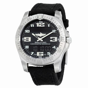 Breitling Black Quartz Watch # E7936310-BC27BKFT (Men Watch)