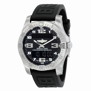 Breitling Black Quartz Watch # E7936310-BC27BKPT3 (Men Watch)