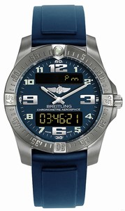 Breitling Swiss quartz Dial color Blue Watch # E7936310/C869-143S (Men Watch)