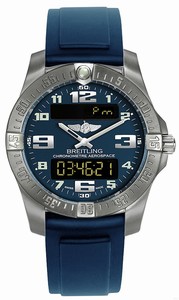 Breitling Swiss quartz Dial color Blue Watch # E7936310/C869-145S (Men Watch)