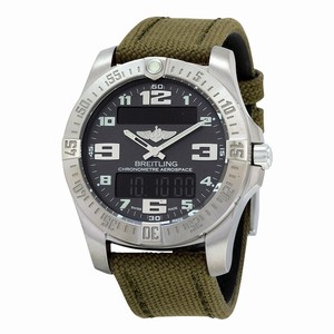 Breitling Grey Quartz Watch # E7936310-F562GRFT (Men Watch)