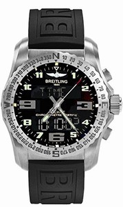 Breitling Swiss quartz Dial color Black Watch # EB501022/BD40-155S (Men Watch)