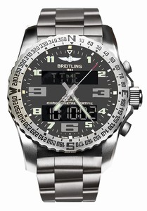 Breitling Swiss quartz Dial color Grey Watch # EB5010B1/M532-176E (Men Watch)