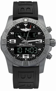 Breitling Swiss quartz Dial color Black Watch # EB5510H1/BE79-263S (Men Watch)