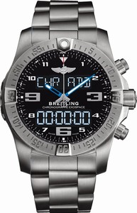 Breitling Swiss quartz Dial color Black Watch # EB5510H2/BE79-181E (Men Watch)