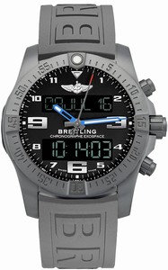 Breitling Swiss quartz Dial color Black Watch # EB5510H2/BE79-245S (Men Watch)