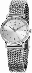 Maurice Lacroix Quartz Analog Date Stainless Steel Watch # EL1084-SS002-113-1 (Women Watch)