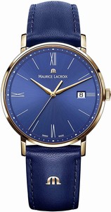 Maurice Lacroix Men's Dial Display Type : Analogue Water-restistant (bar) : 5 Diameter (without Crown) In Mm/inches : 38 / 15 Weight In G/ounces : 46 / 162 Watch #EL1087-PVP01-410-1 (Men Watch)