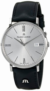 Maurice Lacroix Silver Dial Stainless Steel Band Watch #EL1087-SS001-110 (Men Watch)