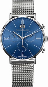 Maurice Lacroix Blue Quartz Watch #EL1088-SS002-410 (Men Watch)