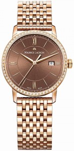 Maurice Lacroix Women's Dial Display Type : Analogue Water-restistant (bar) : 5 Diameter (without crown) in mm/inches : 30 / 118 Weight in g/ounces : 77 / 272 Watch # EL1094-PVPD6-710-1 (Men Watch)