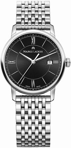 Maurice Lacroix Black Dial Stainless Steel Watch # EL1094-SS002-310-1 (Men Watch)
