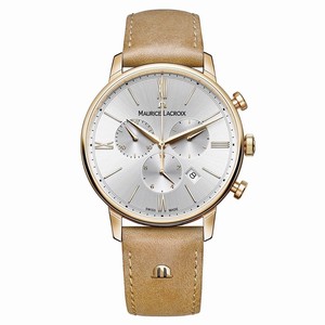 Maurice Lacroix Quartz Chronograph Date Brown Leather Watch # EL1098-PVP01-111-2 (Men Watch)