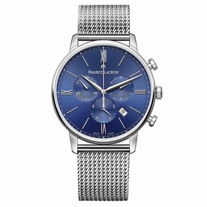 Maurice Lacroix Quartz Chronograph Date Stainless Steel Watch # EL1098-SS002-410-1 (Men Watch)