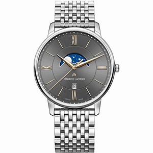 Maurice Lacroix Grey Dial Stainless Steel Watch #EL1108-SS002-311-1 (Men Watch)