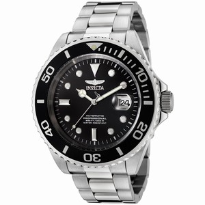 Invicta Black Dial Stainless Steel Watch #F0066 (Men Watch)