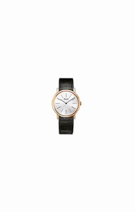 Piaget Silver Dial Fixed 18kt Rose Gold Band Watch #G0A31114 (Men Watch)