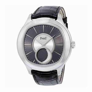 Piaget Grey Dial Fixed 18kt White Gold Band Watch #G0A34021 (Men Watch)