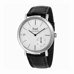 Piaget Silver Dial Fixed18kt White Gold Band Watch #G0A38130 (Men Watch)