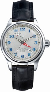Ball Trainmaster Cleveland Express Automatic COSC Dual Time # GM1020D-LCJ-SL (Men Watch)