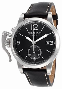 Graham Automatic self wind Dial color Black Watch # GRAHAM-2CXAS-B02A-L17S (Men Watch)