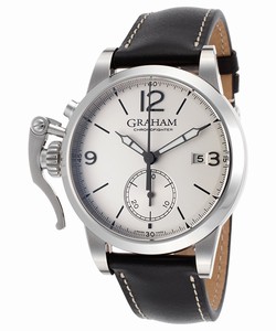 Graham Automatic self wind Dial color Silver-Tone Watch # GRAHAM-2CXAS-S02A-L17S (Men Watch)