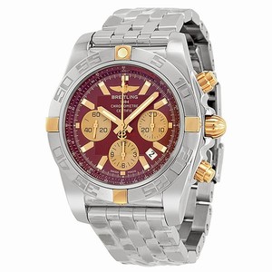 Breitling Burgundy Automatic Watch # IB011012-K524 (Men Watch)