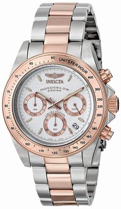 Invicta White Dial Stainless Steel Band Watch #ILE6932ASYB (Men Watch)