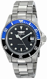 Invicta Black Dial Stainless steel Band Watch # ILE9937OBASYB (Men Watch)