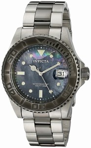 Invicta Black Dial Stainless Steel Band Watch #INVICTA-14345 (Men Watch)