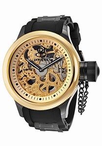 Invicta Gold-tone Dial Polyurethane Band Watch #INVICTA-17273 (Men Watch)