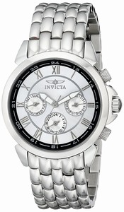 Invicta Silver Dial Measures Seconds Luminous Watch #INVICTA-2875 (Men Watch)