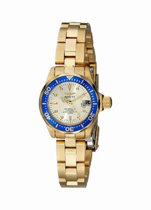 Invicta Beige Dial Luminescent Hands Watch #INVICTA-4610 (Women Watch)