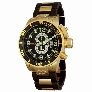 Invicta Black Dial Chronograph Luminous Stop-watch Watch #INVICTA-4900 (Men Watch)