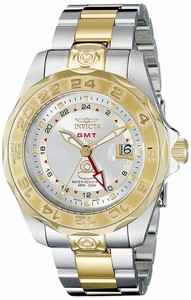 Invicta Silver Dial 18k-gold-plated Band Watch #INVICTA-5127 (Men Watch)