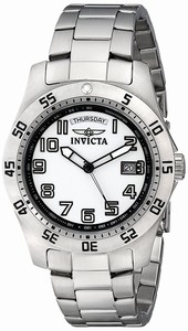 Invicta White Dial Stainless Steel Band Watch #INVICTA-5249W (Men Watch)