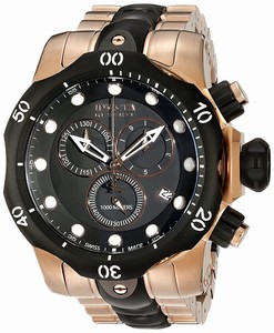 Invicta Black Dial Black-ion-plated-stainless-steel Band Watch #INVICTA-5728 (Men Watch)
