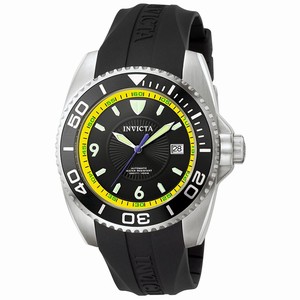 Invicta Pro Diver Automatic Date Black Polyurethane Watch # INVICTA-6057 (Men Watch)