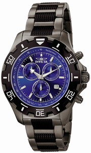 Invicta Blue Dial Stainless Steel Band Watch #INVICTA-6411 (Men Watch)